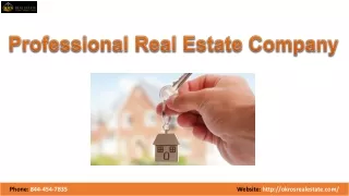 Professional Real Estate Company In Wellington Florida