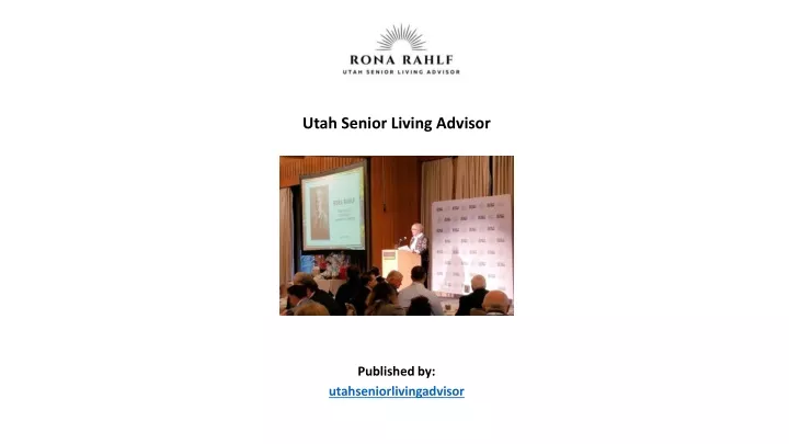 utah senior living advisor published