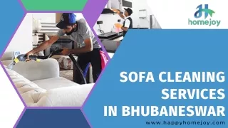 Sofa Cleaning Service in Bhubaneswar
