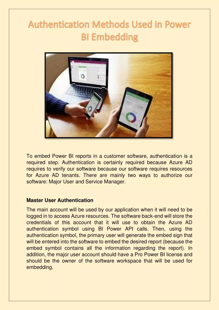 to embed power bi reports in a customer software