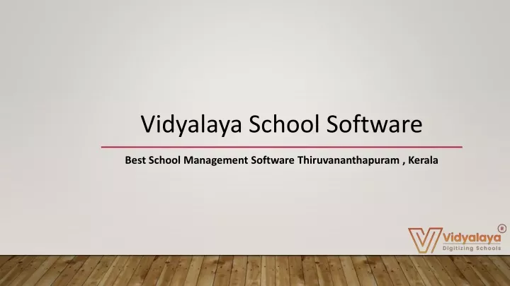 vidyalaya school software