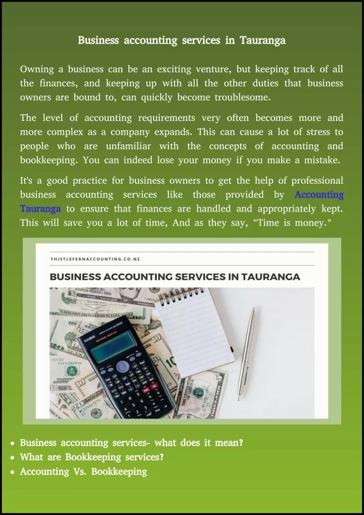 business accounting services in tauranga business