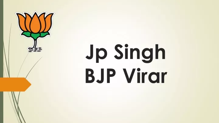 jp s ingh bjp virar