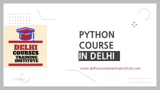 python course in delhi
