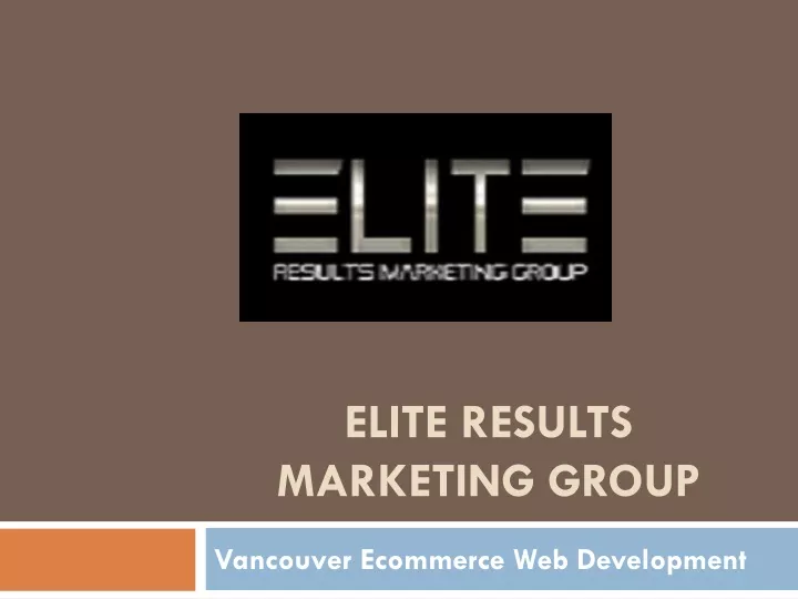 elite results marketing group