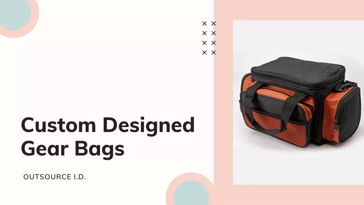 custom designed gear bags