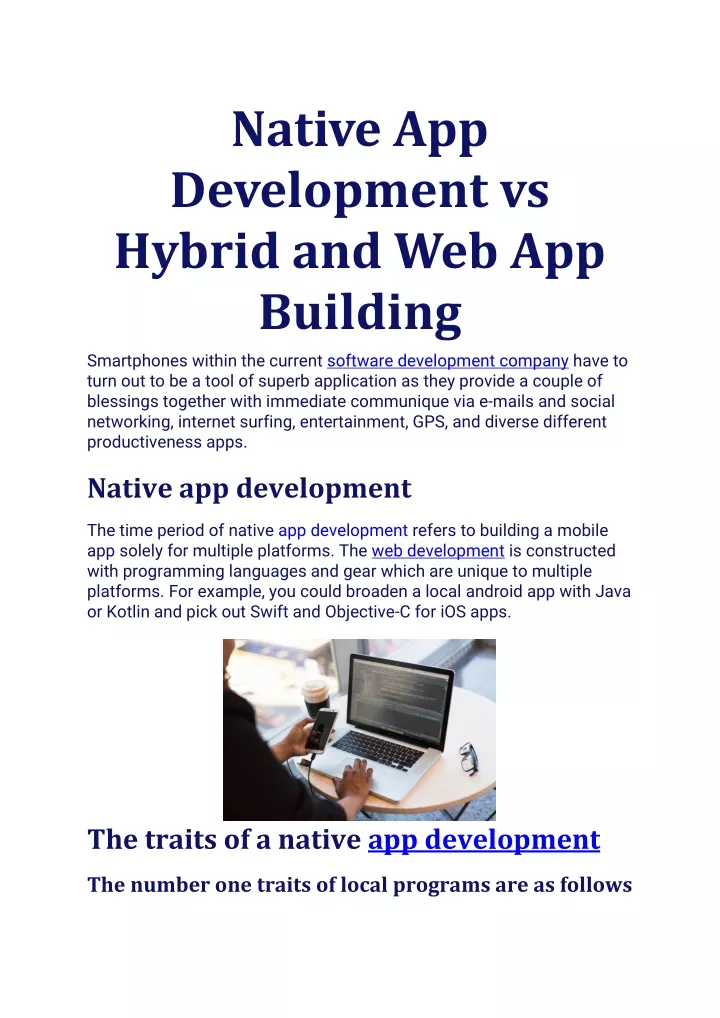 native app development vs hybrid