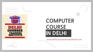 computer course in delhi