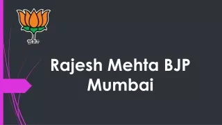 rajesh mehta bjp mumbai