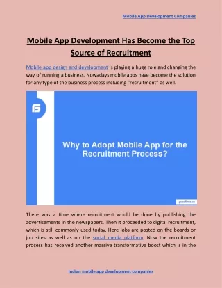 mobile app development companies