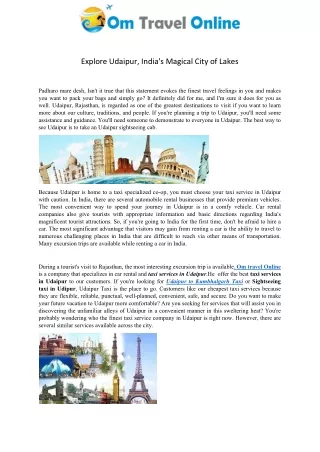 Article Omtravel