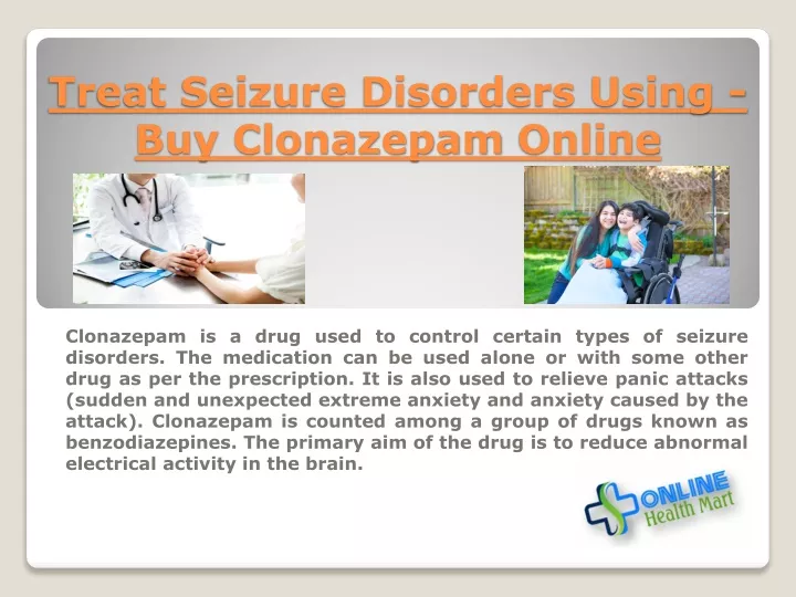 treat seizure disorders using buy clonazepam