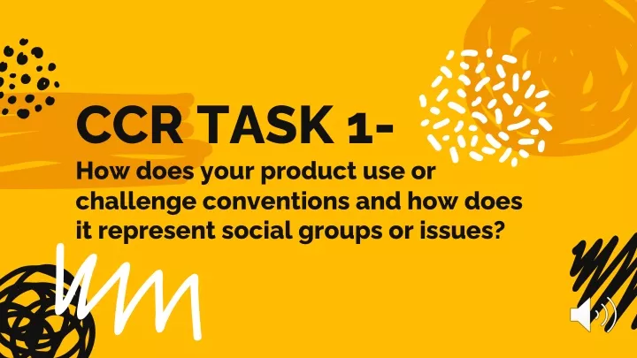 ccr task 1 how does your product use or challenge