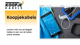 koopjekabels