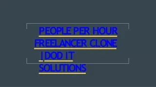 p eo p l e p e r hour