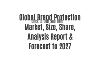 global brand protection market size share