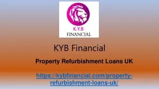 Top Notch Property Refurbishment Loans in UK