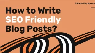 How to write SEO friendly blog post