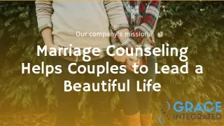 Marriage Counseling  Helps Couples to Lead a Beautiful Life
