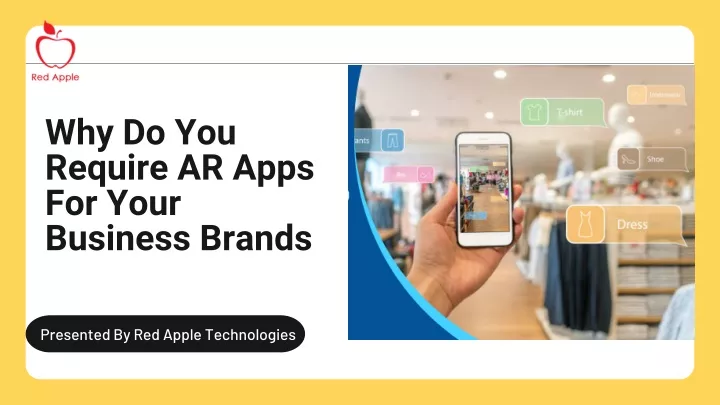 why do you require ar apps for your business
