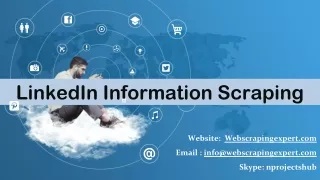 linkedin information scraping