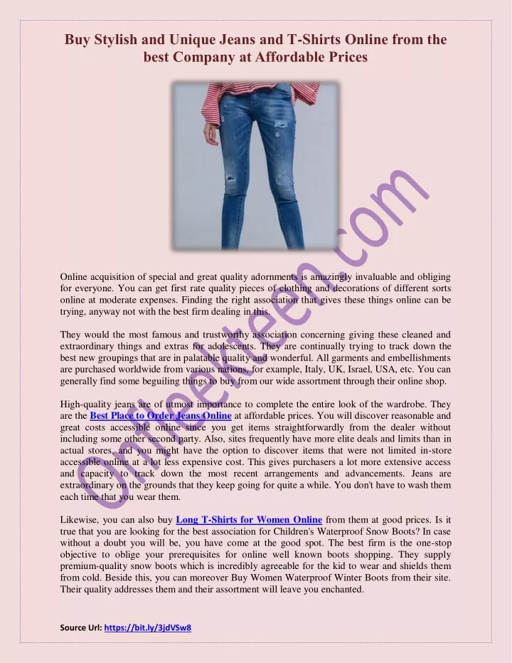 buy stylish and unique jeans and t shirts online