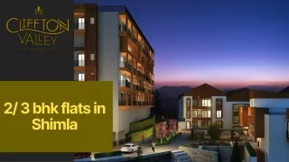 2 & 3 bhk flats in Shimla