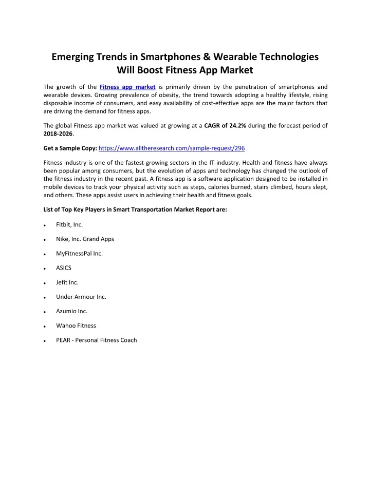 emerging trends in smartphones wearable