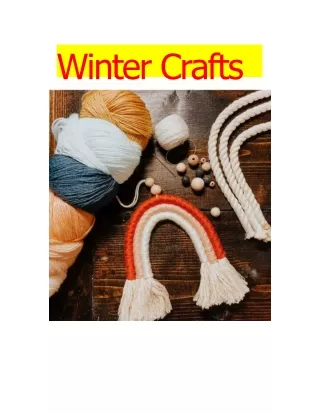 winter crafts