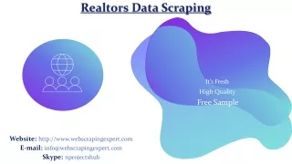 realtors data scraping