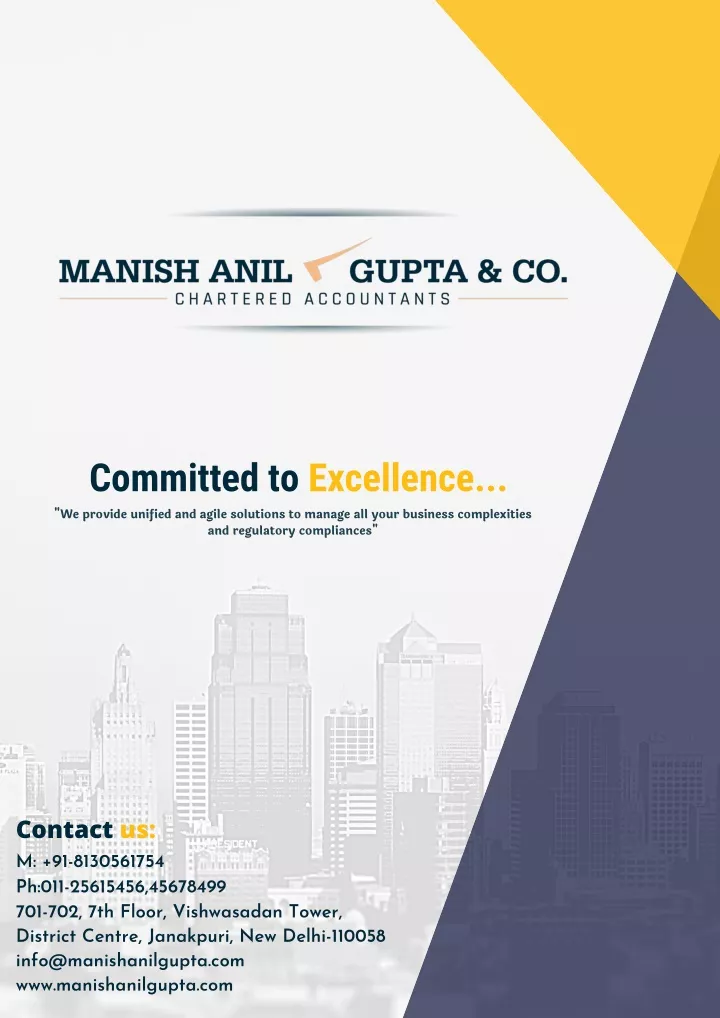 committed to excellence we provide unified