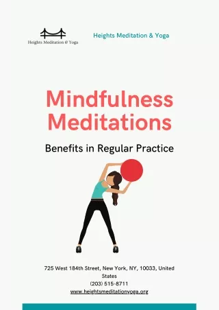 Scientific Proven Mindfulness Meditations Benefits