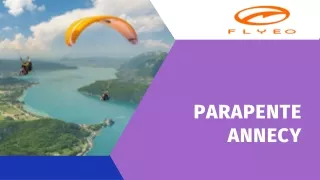 parapente annecy
