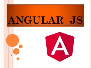 ANGULAR  JS