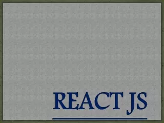 React JS