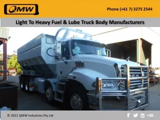 Light To Heavy Fuel & Lube Truck Body Manufacturers