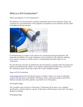 Civil-Construction