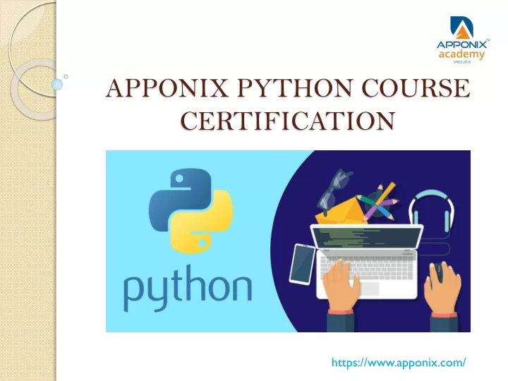 apponix python course certification