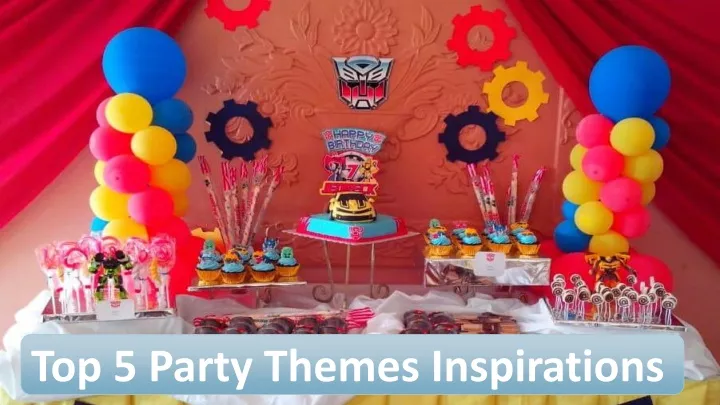 top 5 party themes inspirations