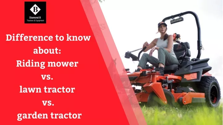 difference to know about riding mower vs lawn