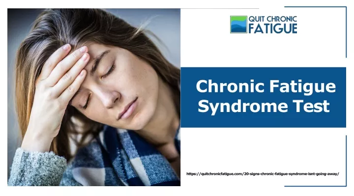 chronic fatigue syndrome test
