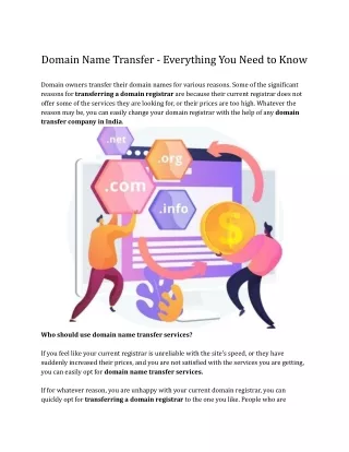 Domain Name Transfer [Everything You Need to Know]