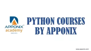 PYTHON COURSES BY APPONIX