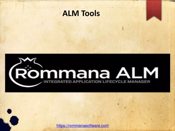 alm tools