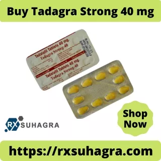 Buy Tadagra Strong 40 mg Online