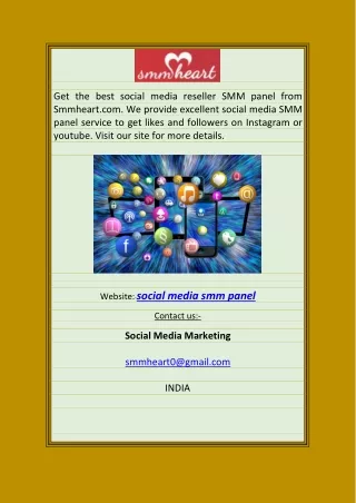 Social Media SMM Panel | Smmheart.com