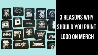 3 Reasons why Should You Print Your Logo on Merch