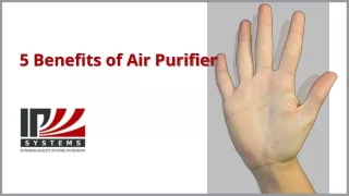 5 Benefits of Air Purifier