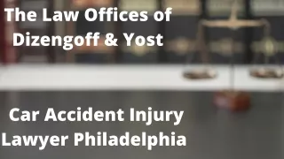 Car Accident Injury Lawyer Philadelphia