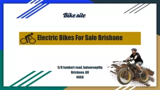 Electric Bike Gold Coast